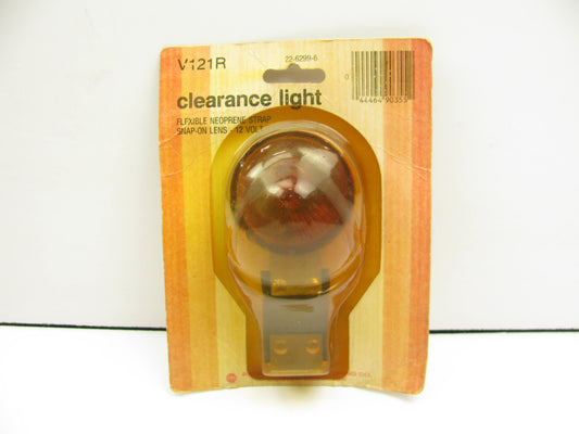 Peterson Manufacturing V121R Clearance Side Marker Light Lamp W/ Flexible Strap