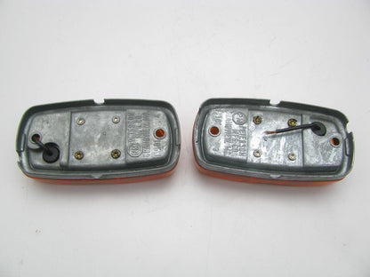 (x2) Peterson Yellow Double Bulls-Eye  2 Bulb, Marker Clearance Lights