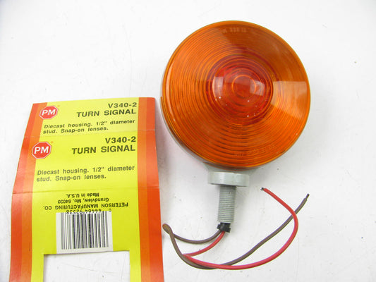 Peterson V340-2 Die-Cast, Double-Face Pedestal Combination Park & Turn Signal