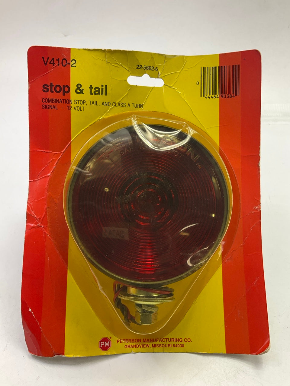 Peterson Manufacturing V410 Pedestal Mount Stop Brake Red Tail Light Lamp