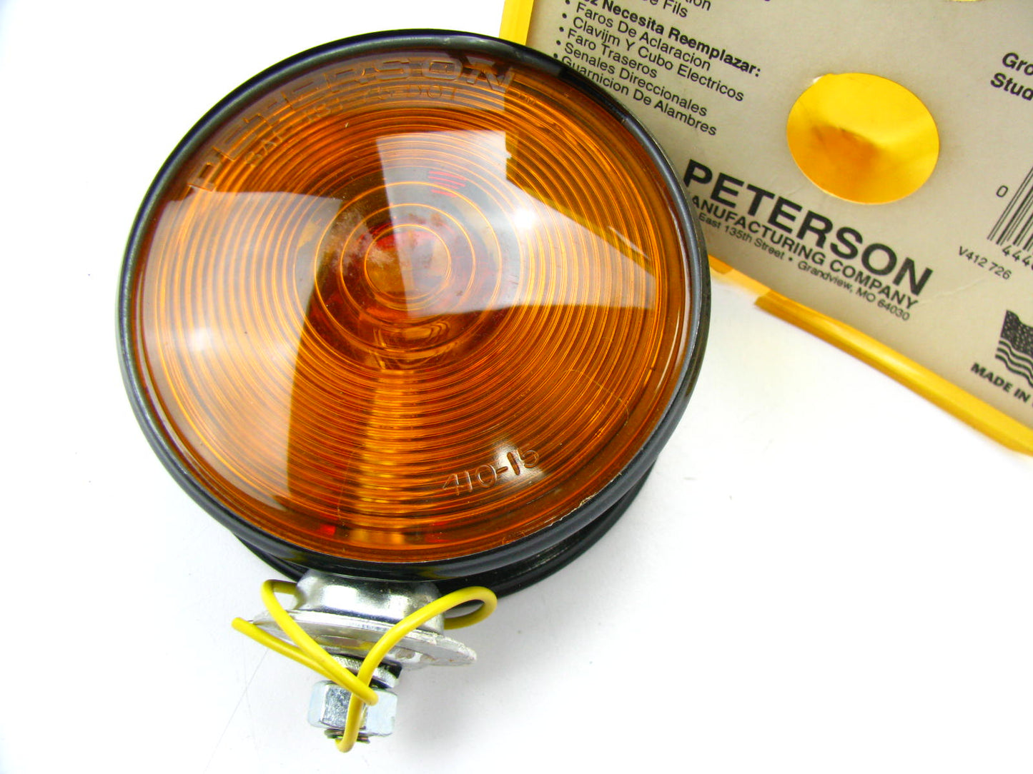 Peterson Manufacturing V412 Turn Signal Light Lamp - Amber / Red