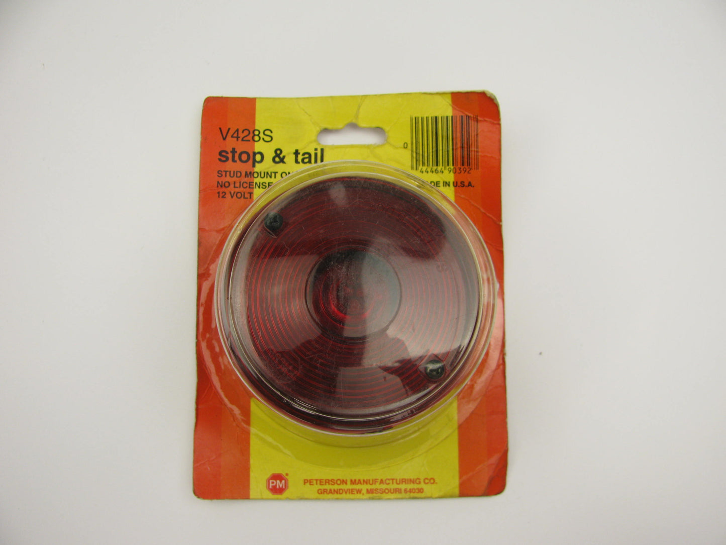Peterson Manufacturing V428S Universal Round Stop Tail Light Lamp RED