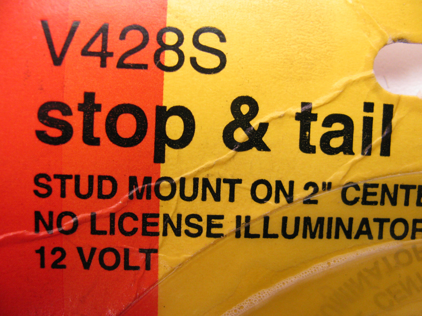 Peterson Manufacturing V428S Universal Round Stop Tail Light Lamp RED