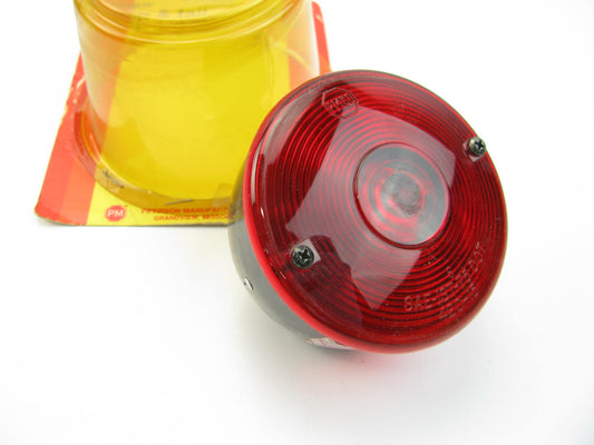 Peterson Manufacturing V428W 3-3/4'' Trailer Round Red Stop Turn Tail Light Lamp