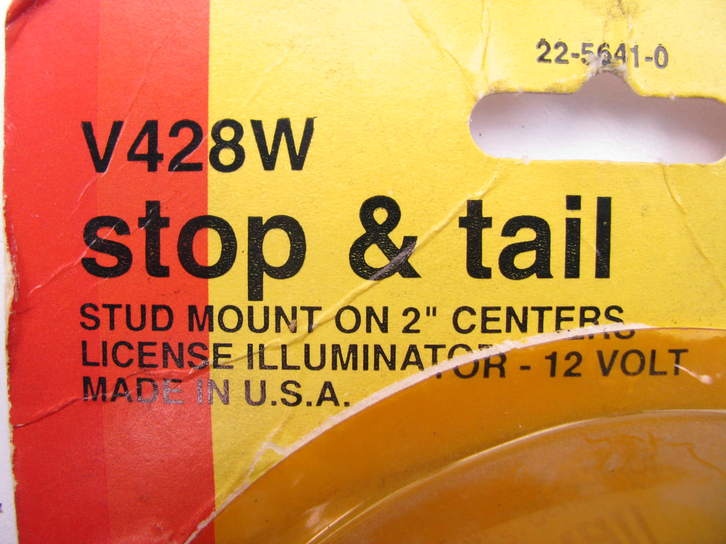 Peterson Manufacturing V428W 3-3/4'' Trailer Round Red Stop Turn Tail Light Lamp