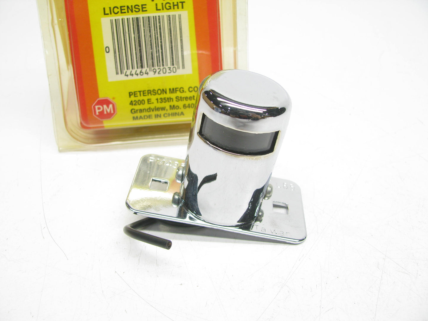 Chrome License Plate Lights Peterson Manufacturing V435