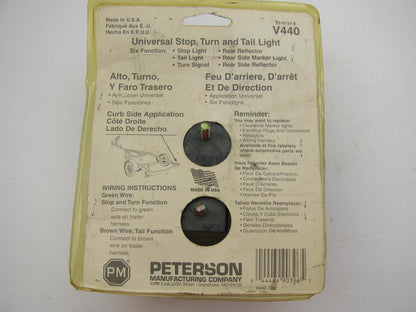Peterson Manufacturing V440 UNIVERSAL Trailer Stop Turn Tail Light Lamp - RED