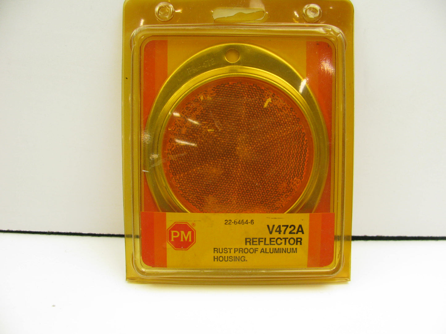 Peterson Manufacturing V472A 3'' Aluminum Oval Reflector YELLOW