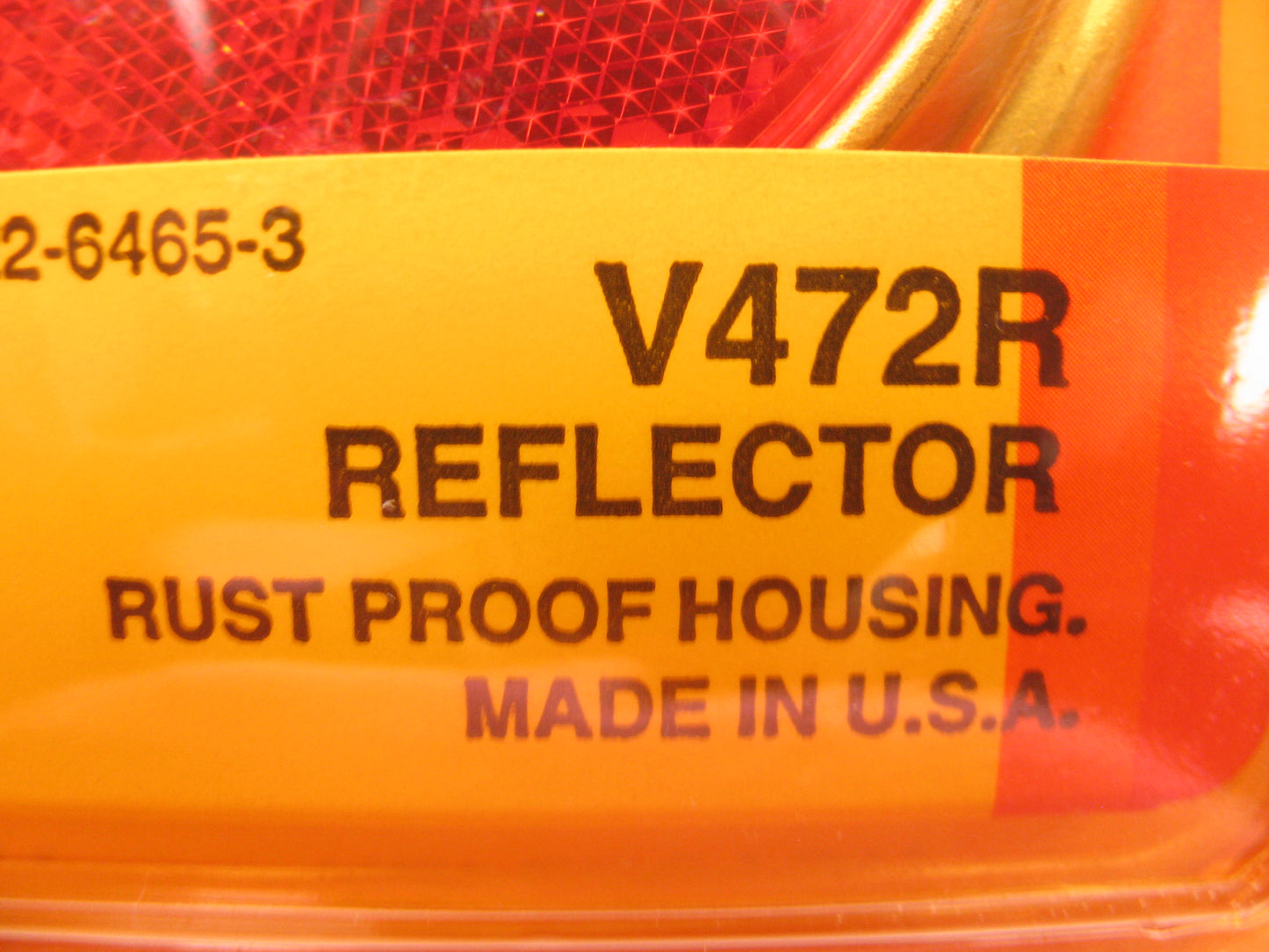 Peterson Manufacturing V472R 3'' Oval Reflector RED