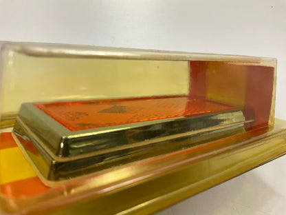(2) Peterson V483A Amber Rectangular Trailer Reflectors 3.125''x1.375'' Adhesive