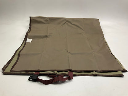 Petrider 5273-6 Rear Back Seat Cover For Dogs, 56''x47'' W/ Openings For Seatbelts
