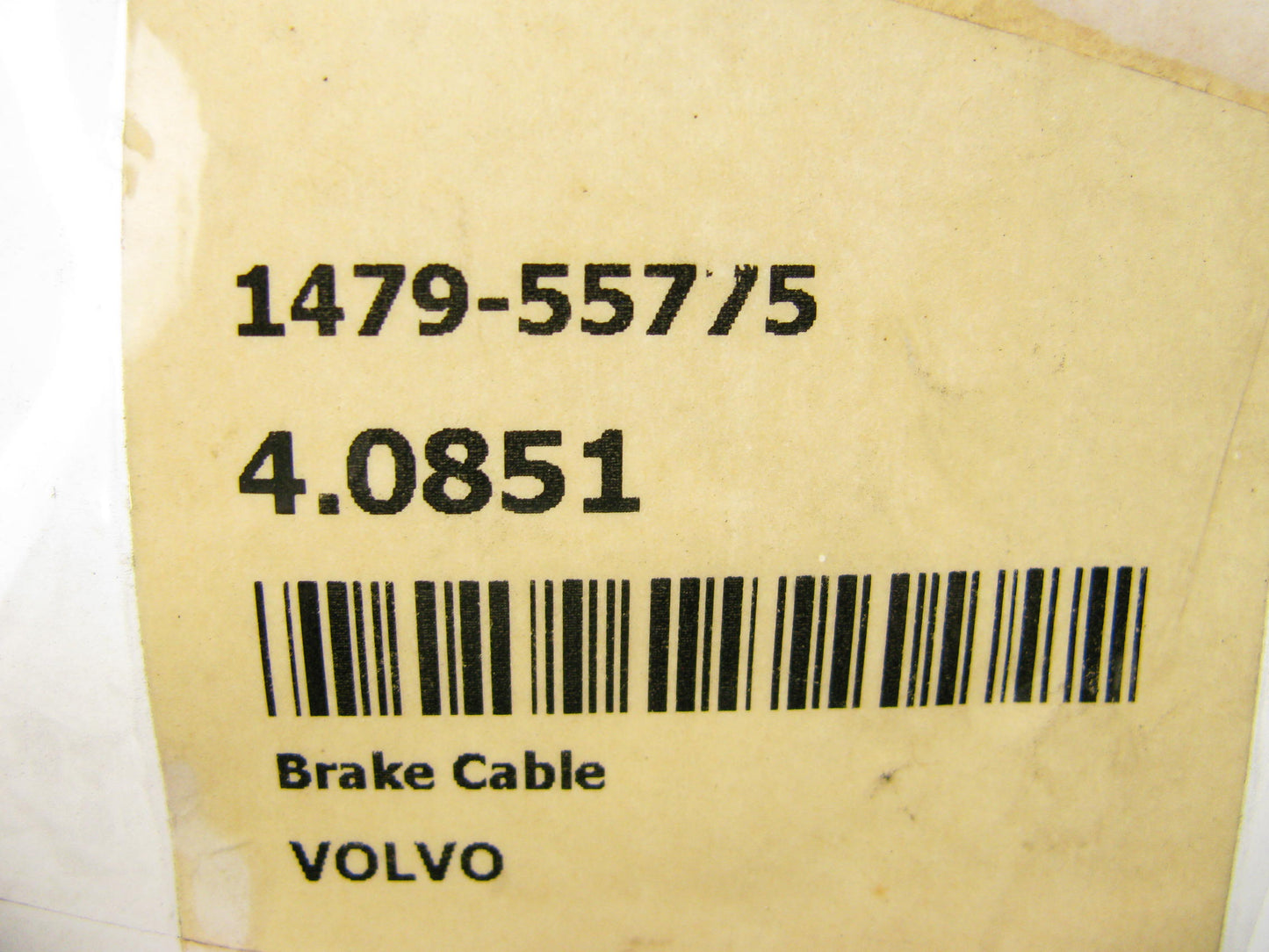 PEX 1479-55775 Parking Brake Cable - Rear Right