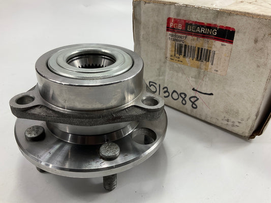 Pgb Bearing PBR930077 Wheel Bearing And Hub Assembly, Front