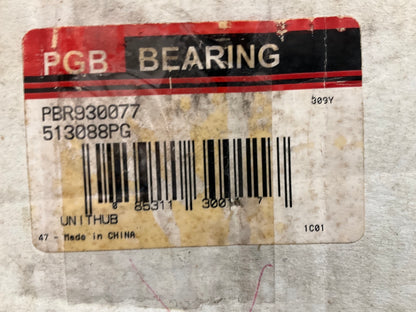 Pgb Bearing PBR930077 Wheel Bearing And Hub Assembly, Front