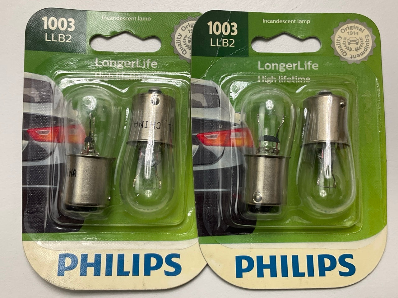 Philips 1003LLB2 Longerlife Trunk Light Lamp Bulb 1003 - 4 PACK