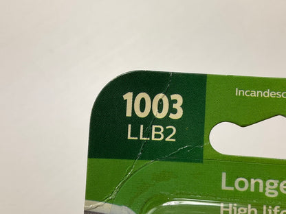 Philips 1003LLB2 Longerlife Trunk Light Lamp Bulb 1003 - 4 PACK