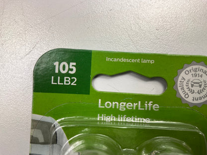 Philips 105LLB2 Longerlife Courtesy Lamp Light Bulb 105 - 2 PACK