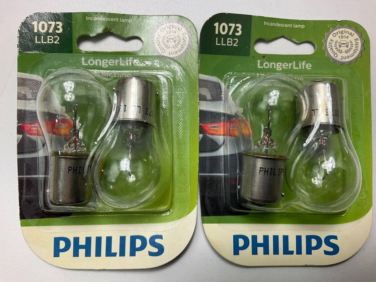 Philips 1073LLB2 Longerlife Turn Signal Lamp Light Bulb 1073 - 4 PACK