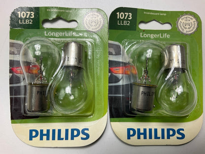 Philips 1073LLB2 Longerlife Turn Signal Lamp Light Bulb 1073 - 4 PACK