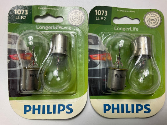 Philips 1073LLB2 Longerlife Turn Signal Lamp Light Bulb 1073 - 4 PACK