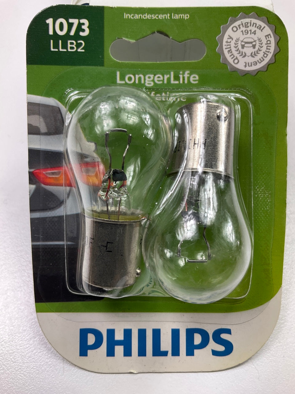 Philips 1073LLB2 Longerlife Turn Signal Lamp Light Bulb 1073 - 2 PACK