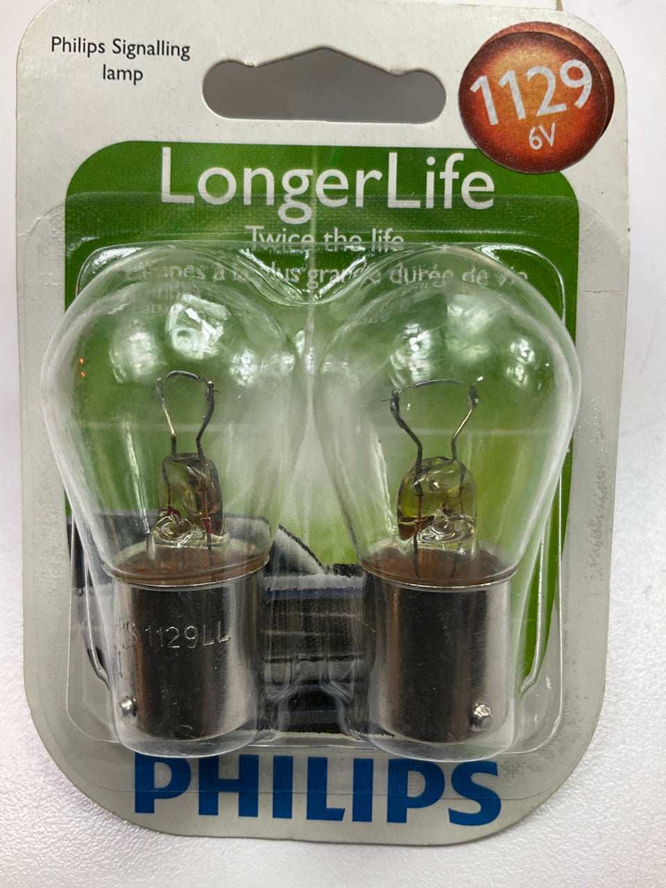 Philips 1129LLB2 Longerlife Brake Lamp Light Bulb 1129 - 2 PACK