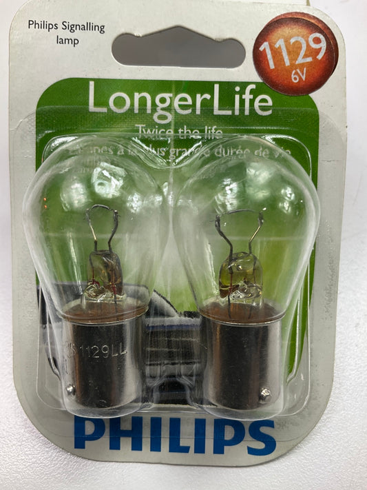 Philips 1129LLB2 Longerlife Brake Lamp Light Bulb 1129 - 2 PACK