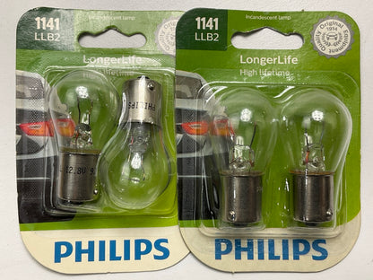 Philips 1141LLB2 Longerlife Back Up Lamp Light Bulb 1141 - 4 PACK