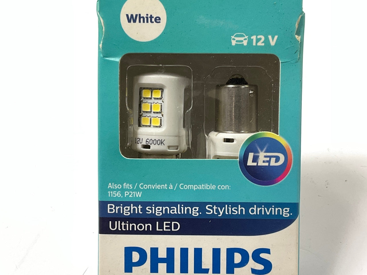 Philips 1141WLED Ultinon LED WHITE Back Up Lamp Light Bulb 1141 - 2 PACK