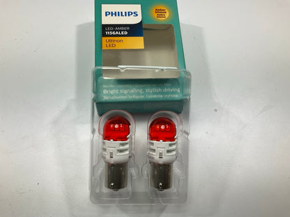 Philips 1156ALED Ultinon Amber LED Turn SignalLamp Bulb - 2 Pack
