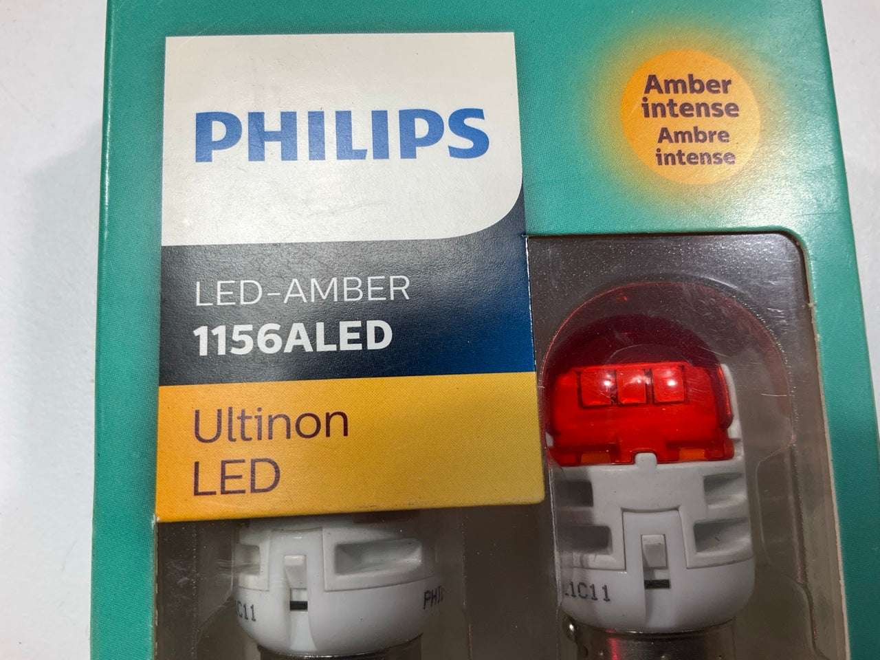 Philips 1156ALED Ultinon Amber LED Turn SignalLamp Bulb - 2 Pack