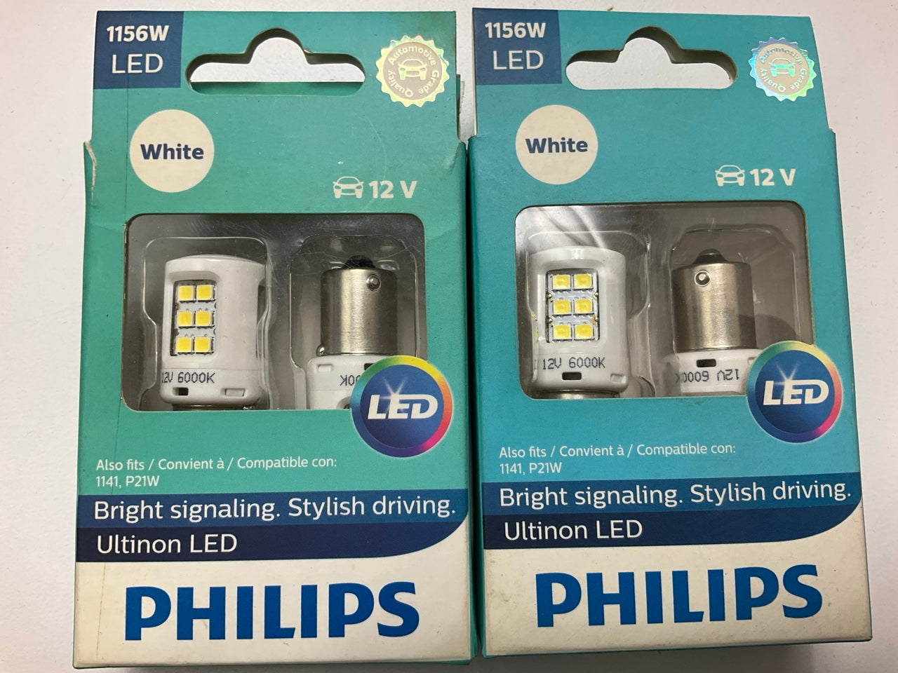 Philips 1156WLED Ultinon LED Back Up Lamp Light Bulb 1156 - 4 PACK