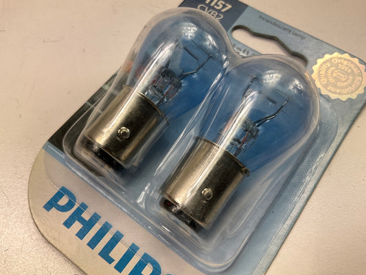 Philips 1157CVB2 Crystalvision Brake Lamp Light Bulb 1157 - 2 PACK