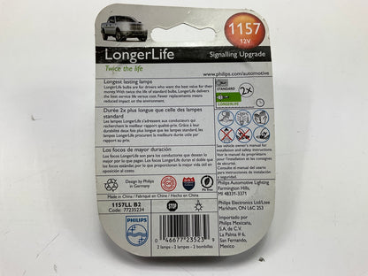 Philips 1157LLB2 Longerlife Brake Signal Lamp Light Bulb 1157 - 2 PACK