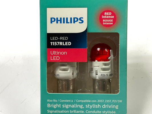 Philips 1157RLED Ultinon LED RED Tail Light Light Lamp Bulb 1157 - 2 PACK