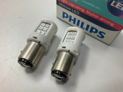 Philips 1157RLED Ultinon LED RED Brake Tail Light Bulbs 1157R 2057, 2357 5W 12V