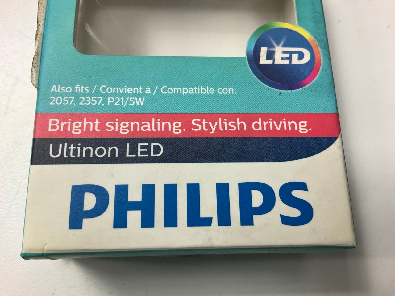 Philips 1157RLED Ultinon LED RED Brake Tail Light Bulbs 1157R 2057, 2357 5W 12V