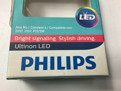 Philips 1157RLED Ultinon LED RED Brake Tail Light Bulbs 1157R 2057, 2357 5W 12V
