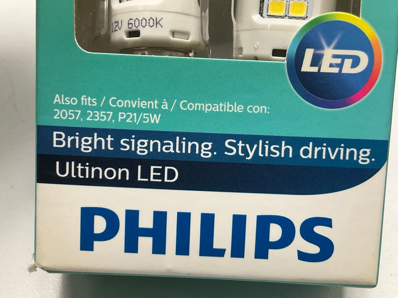 2 PACKS - Philips 1157WLED ULTINON Reverse Backup LED Light Bulbs 1157 WHITE