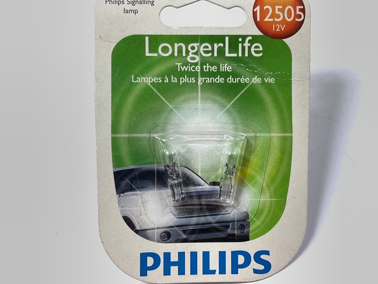 Philips 12505LLB2 LongerLife Sun Visor Lamp Light Bulb 12505 - 2 PACK