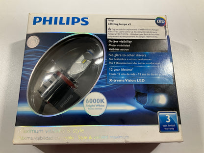 Philips 12834unix2 X-treme Vision LED Fog Light Lamp Bulbs - 2 / Packs