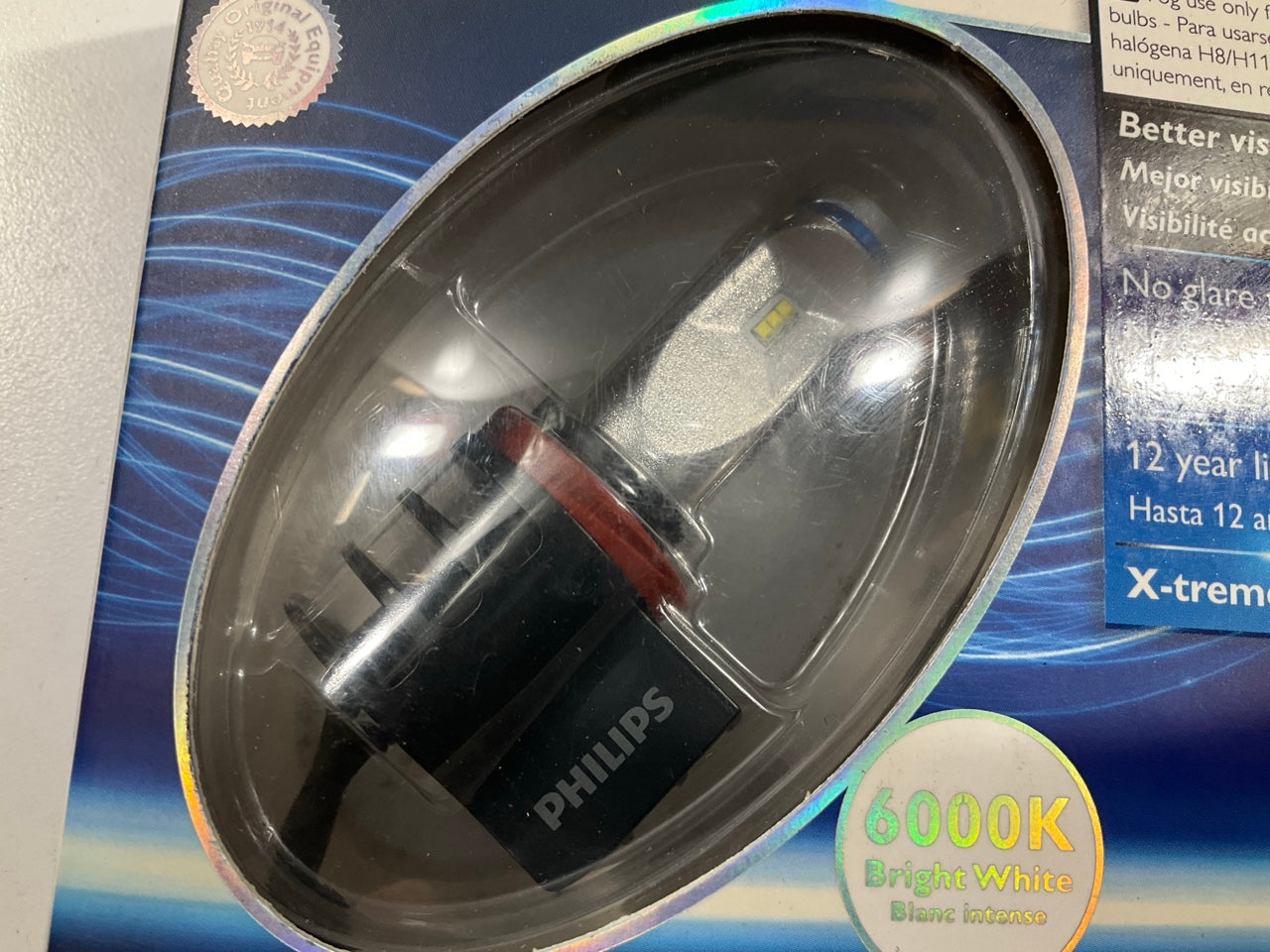 Philips 12834unix2 X-treme Vision LED Fog Light Lamp Bulbs - 2 / Packs