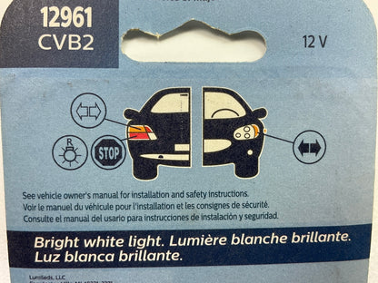 Philips 12961CVB2 Crystalvision Ultra Back Up Lamp Light Bulb 12961 - 2 PACK