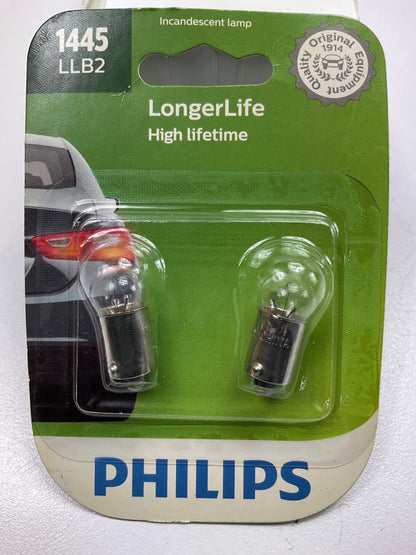 Philips 1445LLB2 Longerlife Instrument Panel Lamp Light Bulb 1445 - 2 PACK