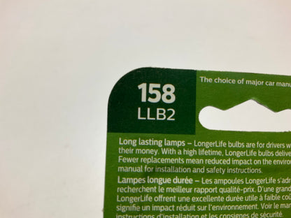 Philips 158LLB2 Longerlife Instrument Panel Light Lamp Bulb 158 - 4 PACK