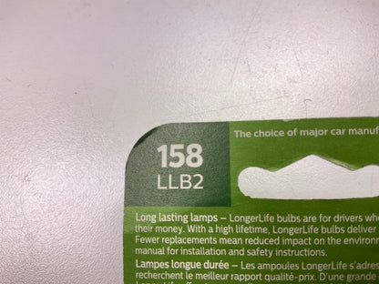 Philips 158LLB2 Longerlife Instrument Panel Light Lamp Bulb 158 - 2 PACK