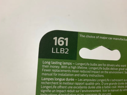 Philips 161LLB2 Longerlife Instrument Panel Lamp Light Bulb 161 - 2 PACK