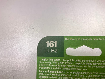 Philips 161LLB2 Longerlife Instrument Panel Lamp Light Bulb 161 - 2 PACK