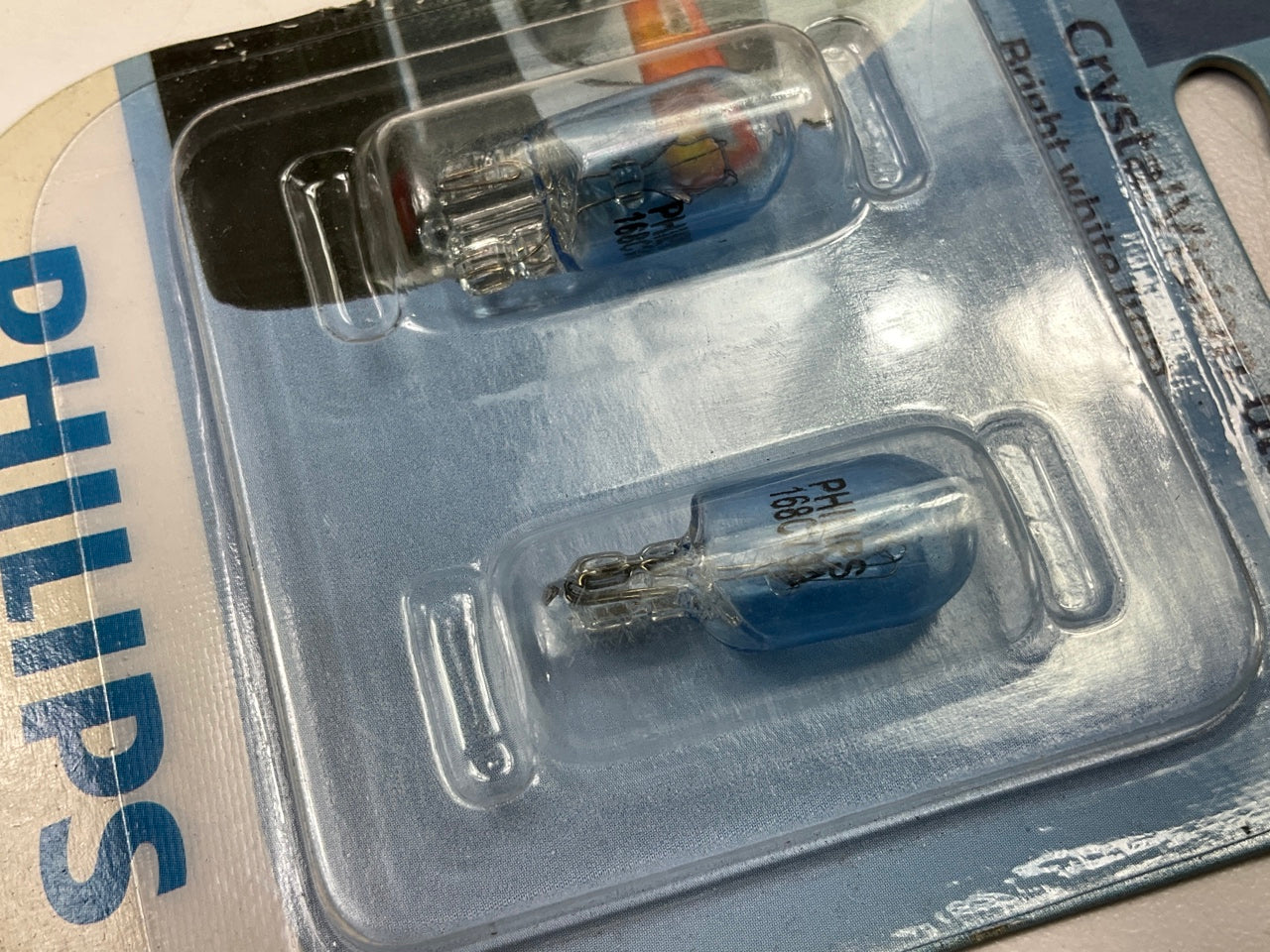 Philips 168CVB2 Crystalvision Ultra License Plate Lamp Light Bulb 168 - 2 PACK