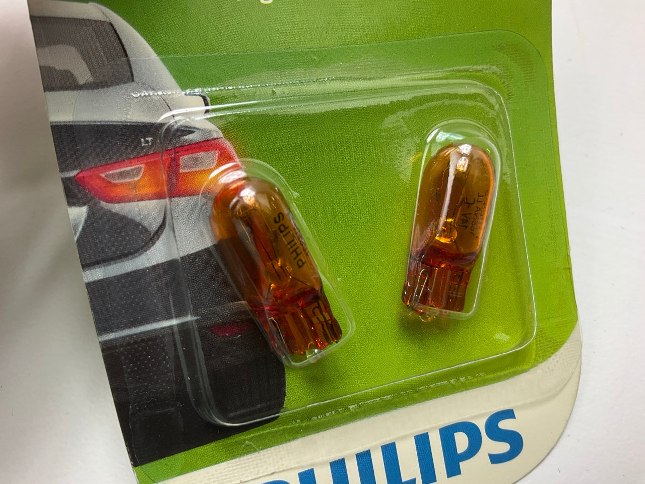 (2) Philips 168NALLB2 Longerlife Side Marker Amber Lamp Light Bulb 168 - 2 PACK